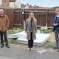 Typical fly tipping: these mattresses were dumped near Peterborough’s East Community Centre.  Showing their concern are Darryl Preston, Conservative Police and Crime Commissioner candidate, Jackie Allen, Conservative candidate for the Peterborough City Council East ward, and Paul Bristow, MP for Peterborough. Photography taken 9th April 2021. 